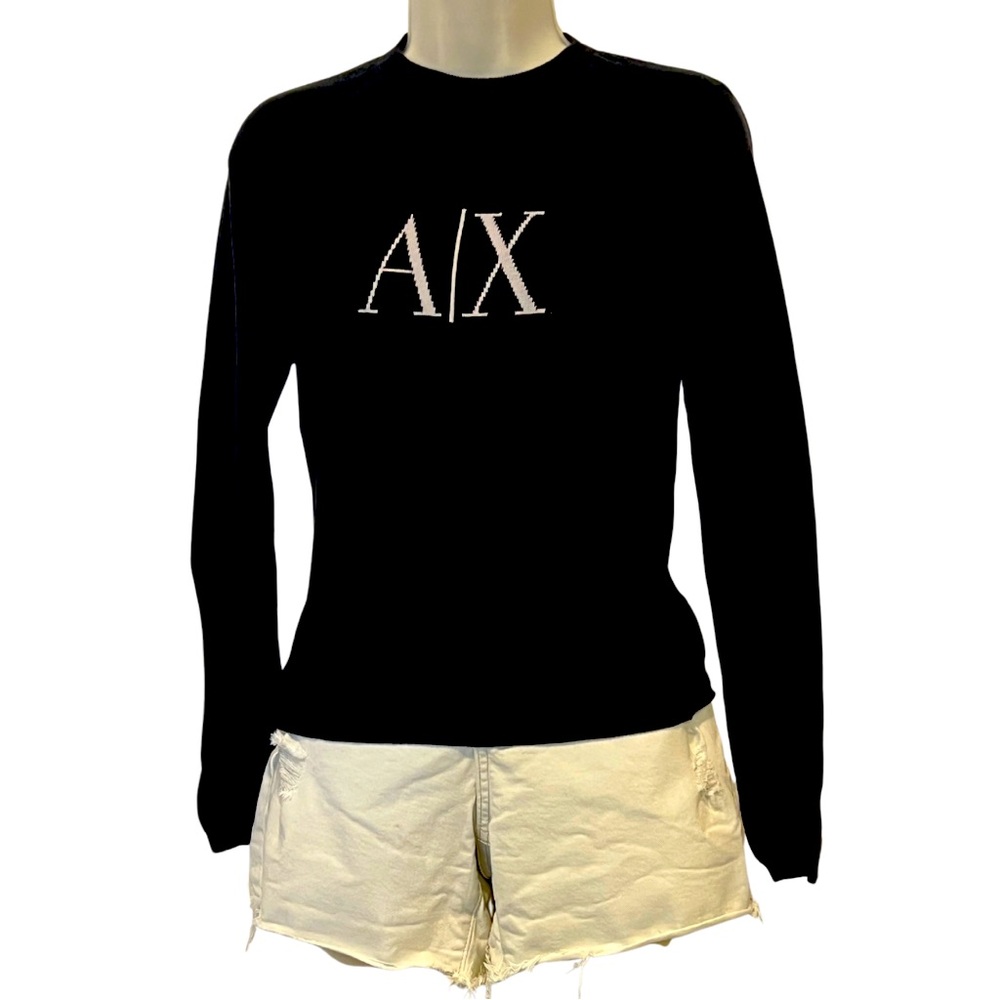 Armani Exchange knit crewneck sweater